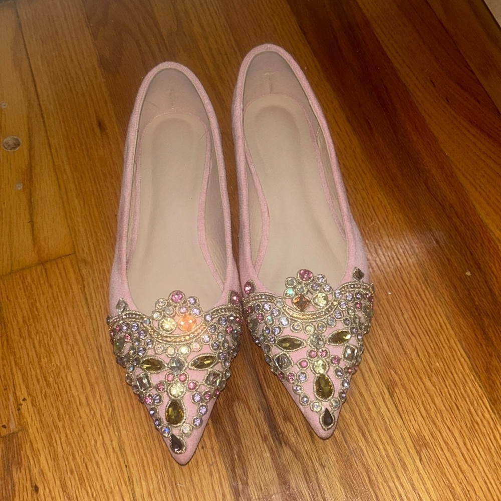 Pink shoes